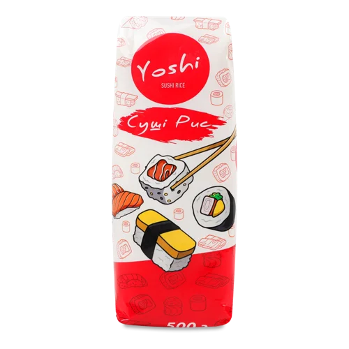 Рис Для Суші Yoshi В/у 500г, Вищого ґатунку