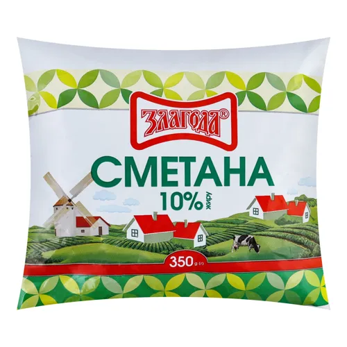 Сметана 10% Злагода м/у 350г