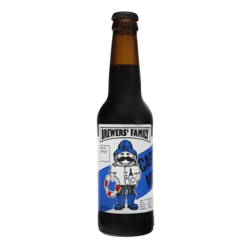 Пиво 0.33л 6.5% темне нефільтроване Captain Morion First Dnipro Brewery пл