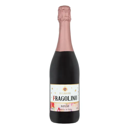 Вино ігристе Sizarini Fragolino Rosso червоне солодке 7,5% 0,75л