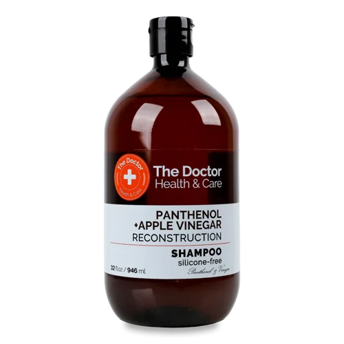 Шампунь Пантенол + Яблучний Оцет Відновлювальний Health&Care The Doctor, Пластикова Пляшка, 946мл