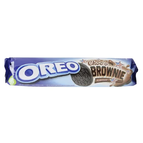 Печиво-сендвіч Oreo зі смаком шоколаду з начинкою з маслом Брауні 154г