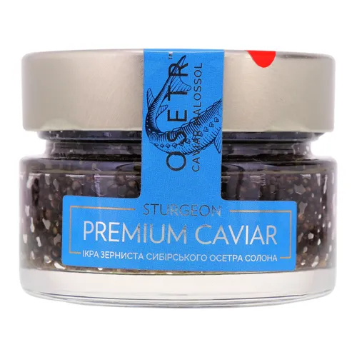 Ікра осетрова зерниста солона Premium Caviar Osetr с/б 170г