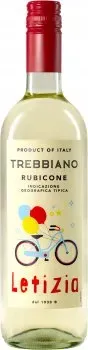 Вино LETIZIA Trebbiano IGT Rubicone біле полусолодке 0.75л 9.5%