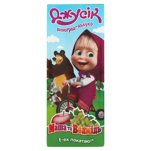 Нектар виноградно-яблучний освітлений Джусік т/п 0.2л