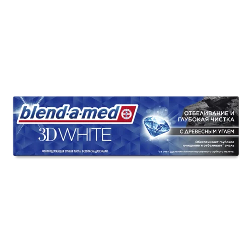Зубна Паста З Деревним Вугіллям 3D White Blend-a-Med, 100мл
