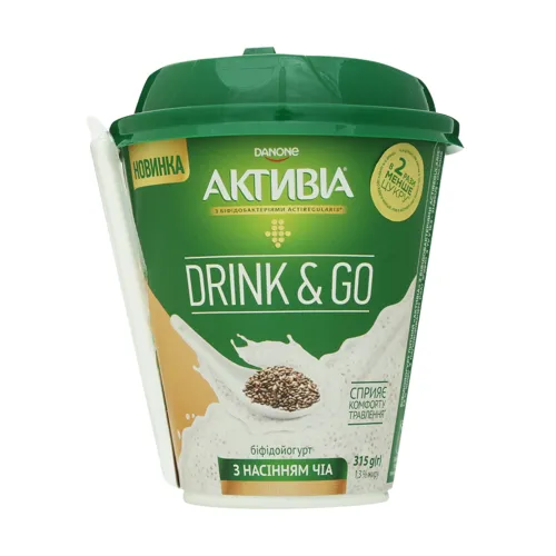 Біфідойогурт 1.3% Чіа Активіа ст 315г
