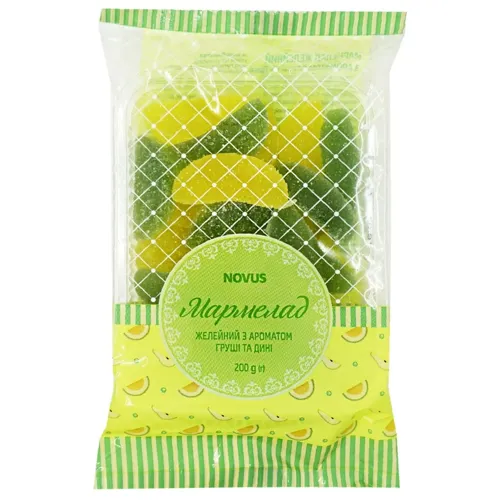 Мармелад Novus з ароматом груші та дині 200г