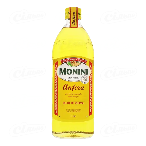 Олія оливкова Monini Anfora скляна пляшка, 1л