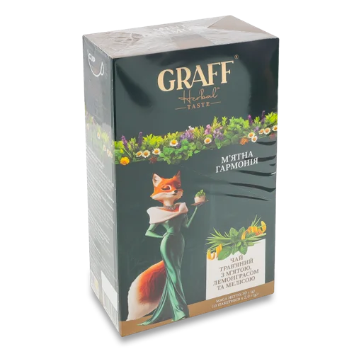 Трав'яний Чай М'ятна Гармонія Graff, к/у, 15х2г
