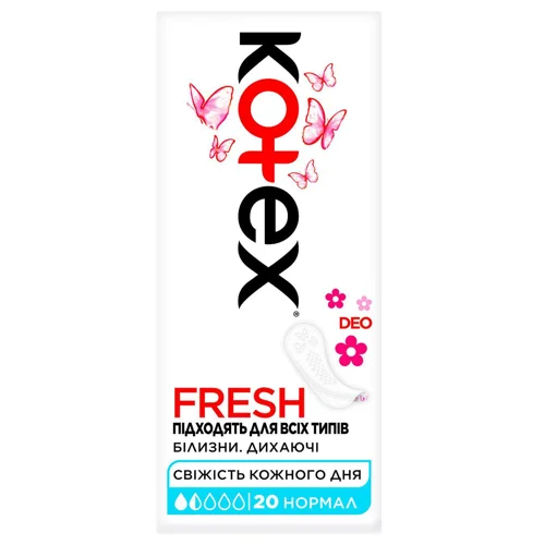 Прокладки щоденні Kotex Deo Normal 20шт