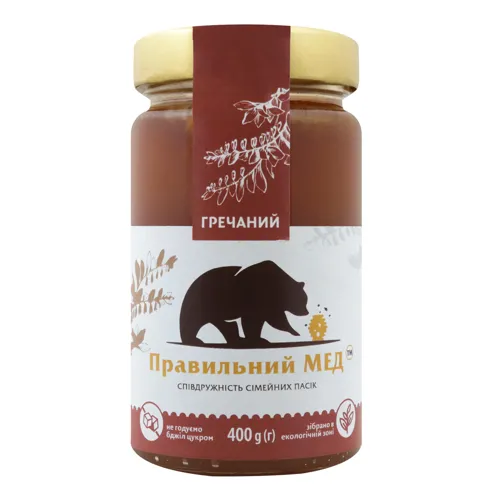 Мед гречаний Правильний мед с/б 400г