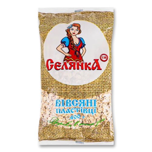 Вівсяні Пластівці Селянка, в/ґ, м/у 400г