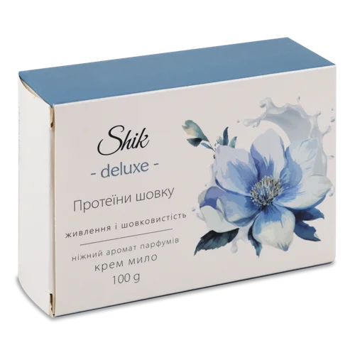 Крем-мило Туалетне З Біодобавками Протеїни Шовку Deluxe Shik, 100г
