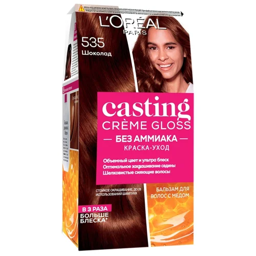 Фарба-догляд для волосся L'Oreal Paris Casting Creme Gloss 535 Шоколад без аміаку