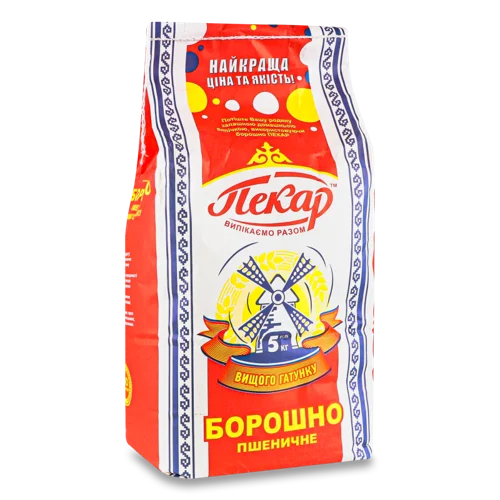 Борошно Пшеничне Вищого Ґатунку, м/у 5 кг