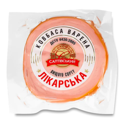 Ковбаса Варена Лікарська Салтівський М'ясокомбінат, кг