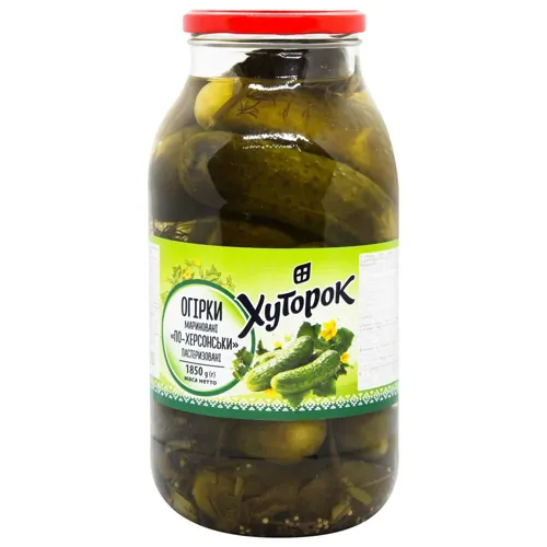 Огірки Хуторок По-херсонськи мариновані 1850г