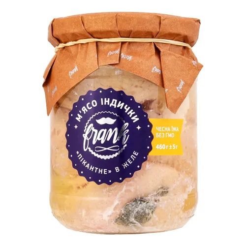 М'ясо індички в желе Пікантне Frank с/б 460г