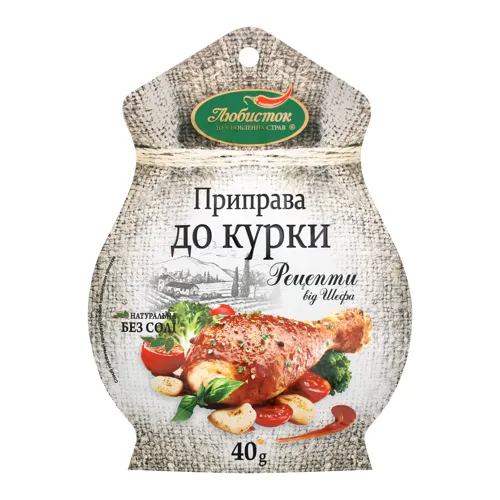 Приправа до курки Рецепти від шефа Любисток м/у 40г