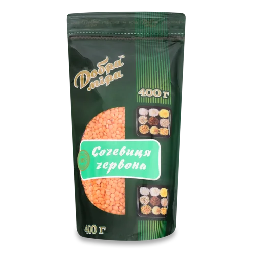 Сочевиця Червона Вищого Ґатунку, д/п 400г