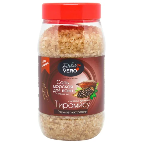 Сіль для ванн Dolce Vero Тірамісу 550г