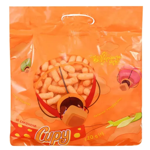 Кукурудзяні палички Українська Зірка зі смаком сиру 120г