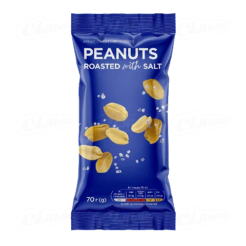Арахіс «Премія»® з сіллю смажений, 70г