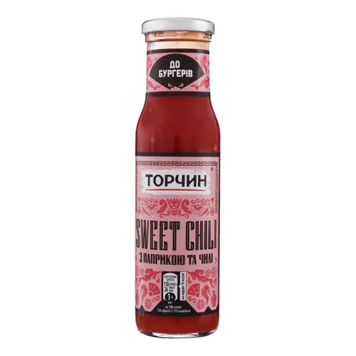 Соус з паприкою і чилі Sweet Chili Торчин 230мл