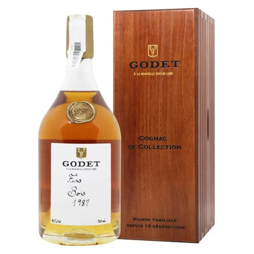 Коньяк Godet Fins Bois 1987 40% 0,7л