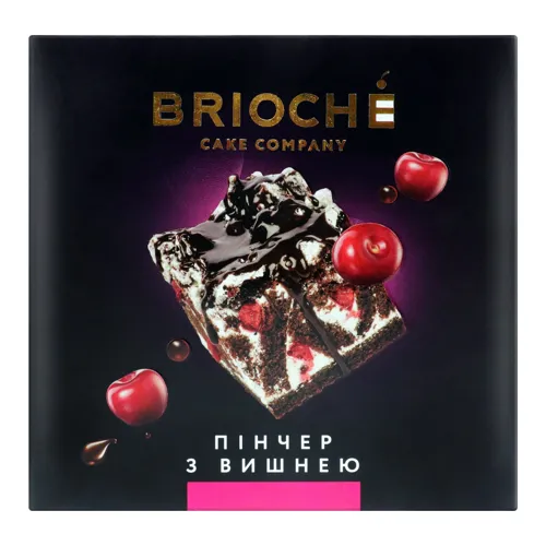 Торт Пінчер з вишнею Brioche 0.55кг