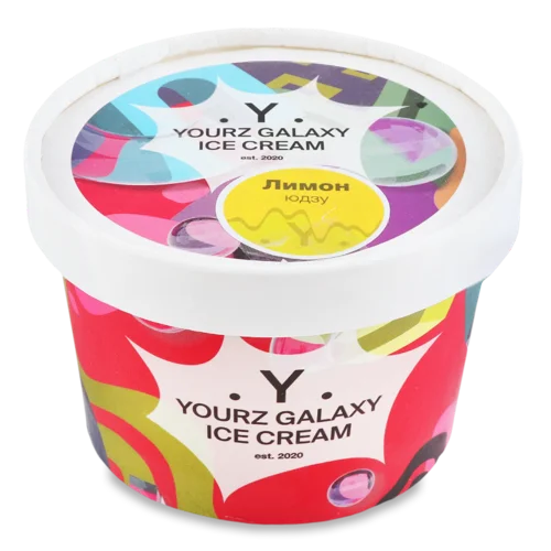 Морозиво Yourz Galaxy Лимон-Юдзу, в/ґ, 500г