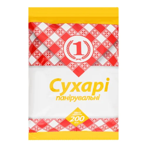 Сухарі панірувальні №1 м/у 200г