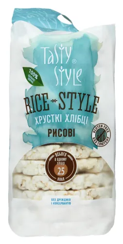 Хлібці хрусткі Рисові Tasty Style м/у 95г