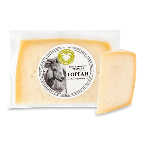 Сир Твердий Козячий Горган Еко Карпати Вищого Ґатунку, кг