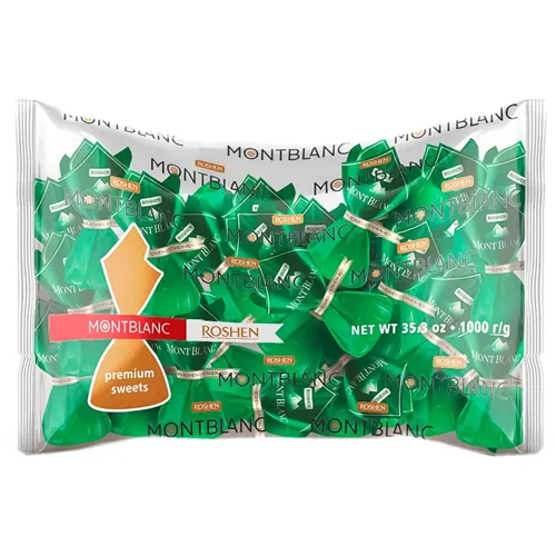Цукерки Roshen Монблан крем-праліне з подрібненим лісовим горіхом вагові