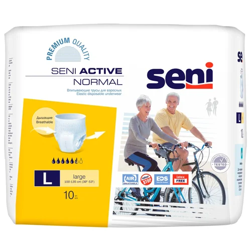 Труси поглинальні для дорослих Seni Normal Large 10шт