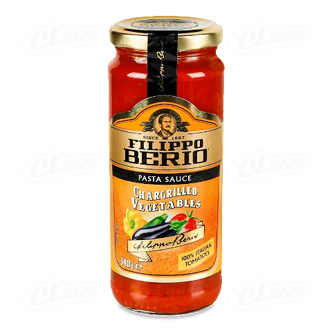 Соус томатний Filippo Berio з овочами на грилі, 340г