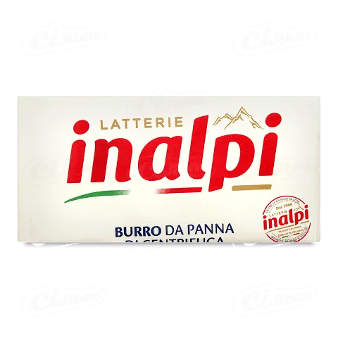 Масло вершкове Inalpi традиційне 82%, 250г