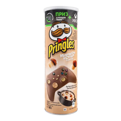 Чіпси картопляні Білі гриби-сметана Pringles тубус 165г