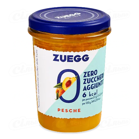 Джем персиковий без цукру Zuegg, 220г