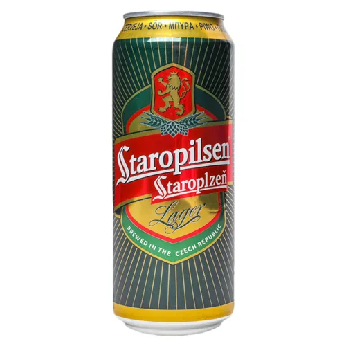 Пиво Star of Pilsen Lager світле пастеризоване 4,7% 500мл ж/б