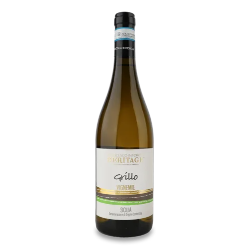 Вино Grillo Вищого Ґатунку Б/Сухе 13% 0.75Л Francesco