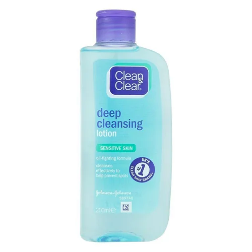 Лосьйон для обличчя Clean&Clear Очищуючий для чутливої шкіри 200мл