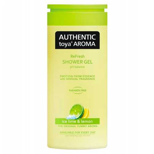 Гель для душу Authentic toya Aroma Льодяний лайм та лимон 400мл
