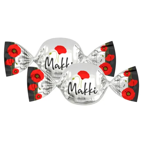 Цукерки Аметист Плюс Makki Milk в глазурі