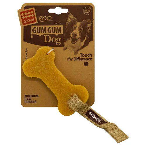 Іграшка GiGwi Gum Gum для собак гумова кістка мала 24см