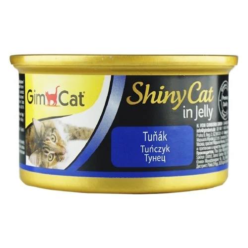 Корм вологий GimCat Shiny Cat з тунцем для котів 70г