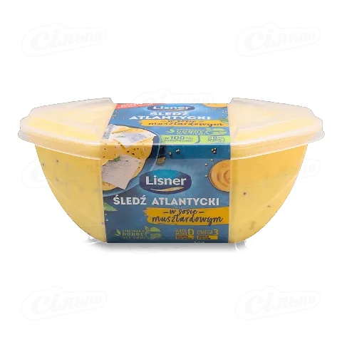 Оселедець Lisner у гірчичному соусі, 280г