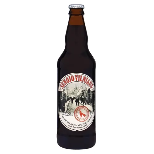 Пиво Senojo Vilniaus Dark з прянощами 8,2% 0,5л